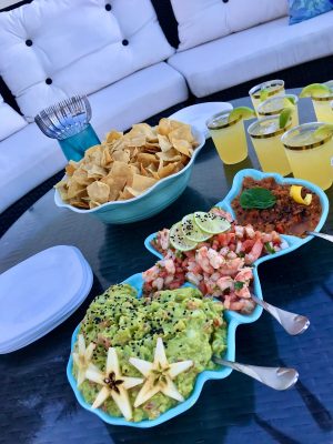 Welcome Snacks in Isla Mujeres Mexico from Dinertainment Private Chef Services